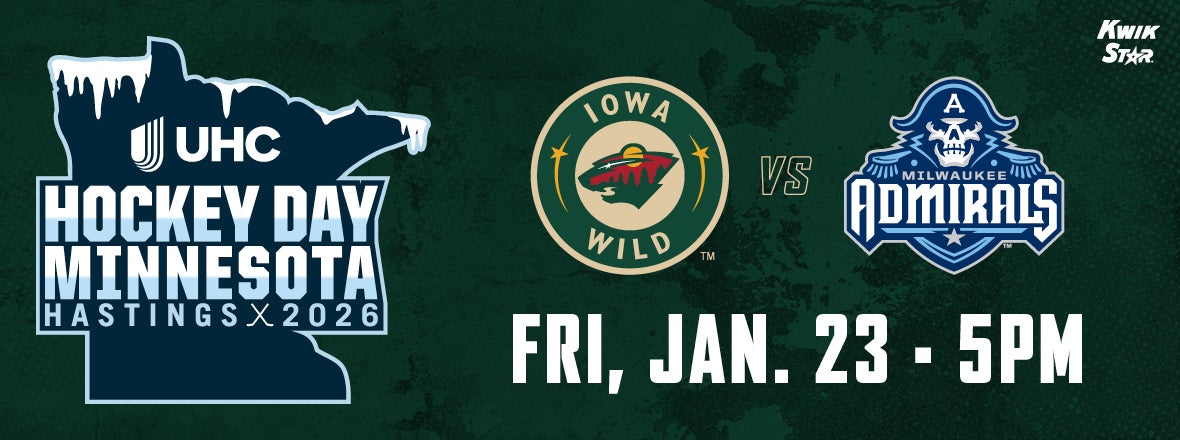 IOWA WILD ANNOUNCES OUTDOOR GAME AGAINST MILWAUKEE ADMIRALS 