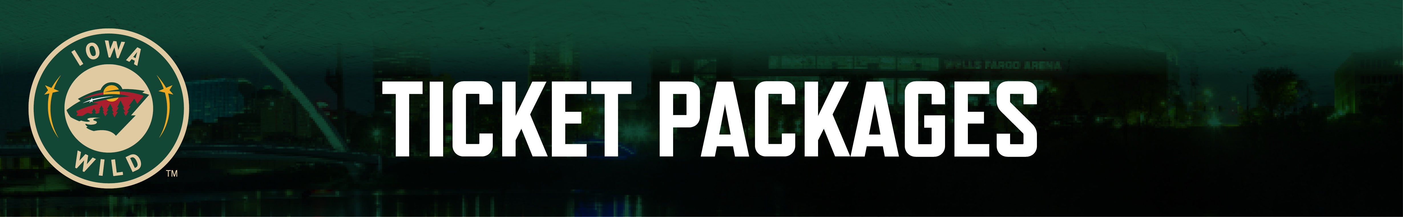 Iowa Wild Ticket Packages