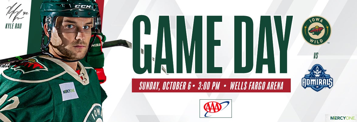 GAME PREVIEW – IOWA WILD VS. MILWAUKEE ADMIRALS