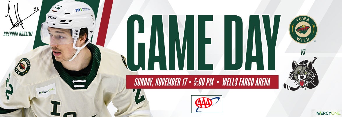 GAME PREVIEW – IOWA WILD VS. CHICAGO WOLVES