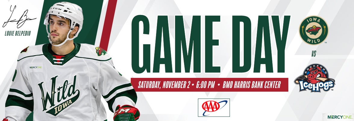 GAME PREVIEW – IOWA WILD AT ROCKFORD ICEHOGS