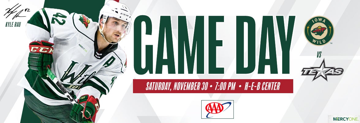 GAME PREVIEW – IOWA WILD AT TEXAS STARS