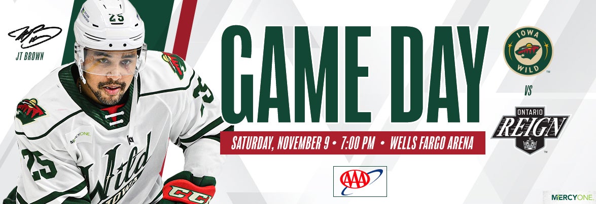 GAME PREVIEW – IOWA WILD VS. ONTARIO REIGN