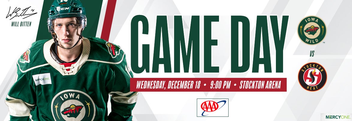 GAME PREVIEW – IOWA WILD AT STOCKTON HEAT