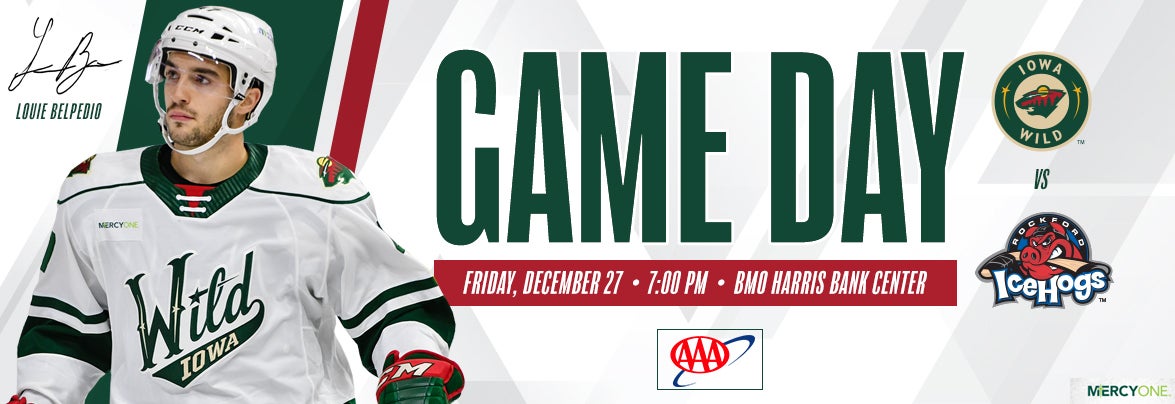 GAMEDAY PREVIEW - IOWA WILD VS ROCKFORD ICEHOGS