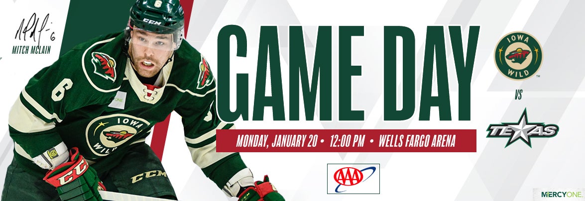 GAME PREVIEW – IOWA WILD VS. TEXAS STARS