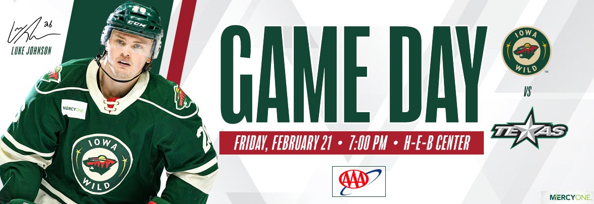 GAME PREVIEW – IOWA WILD AT TEXAS STARS