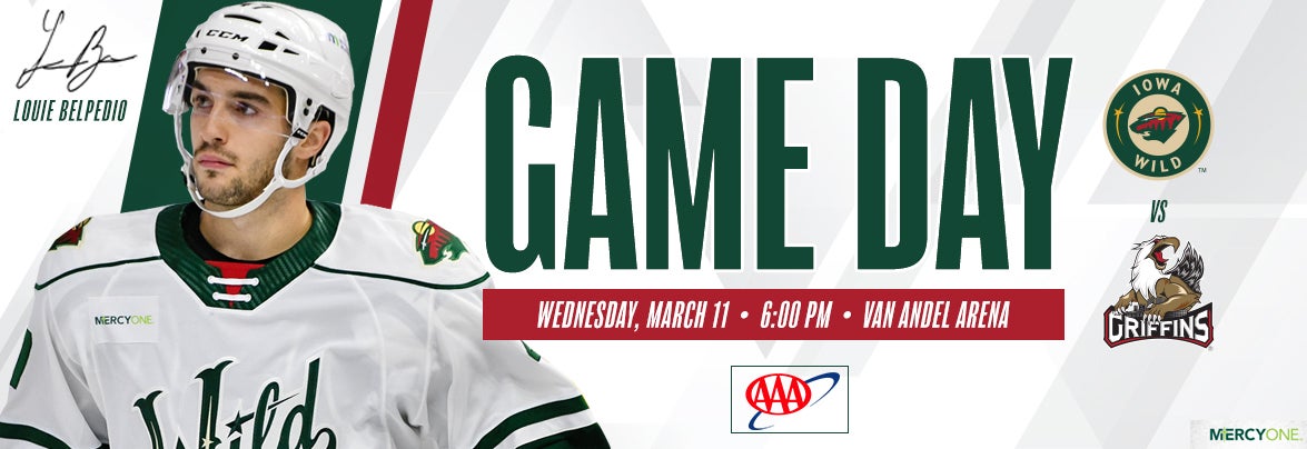 GAME PREVIEW – IOWA WILD AT GRAND RAPIDS GRIFFINS