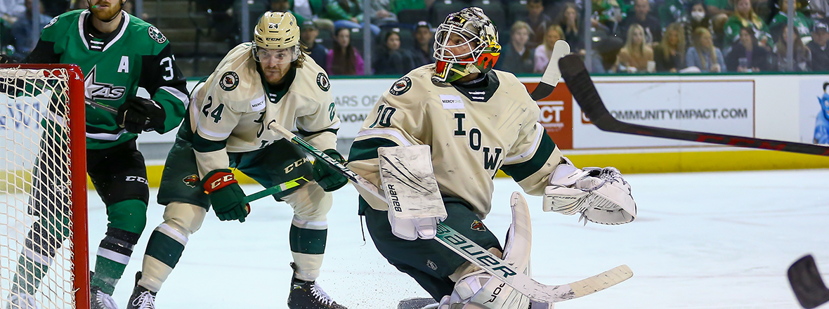 MCINTYRE SPARKLES, IOWA DOWNS TEXAS 3-0