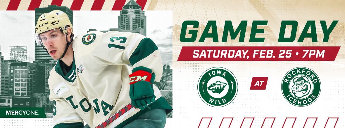 GAME PREVIEW: IOWA WILD AT ROCKFORD ICEHOGS