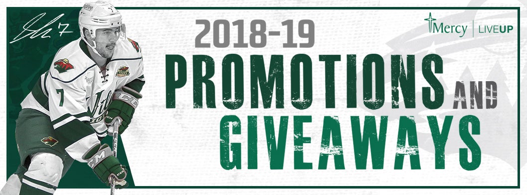 IOWA WILD ANNOUNCES 2018-19 PROMOTIONAL SCHEDULE