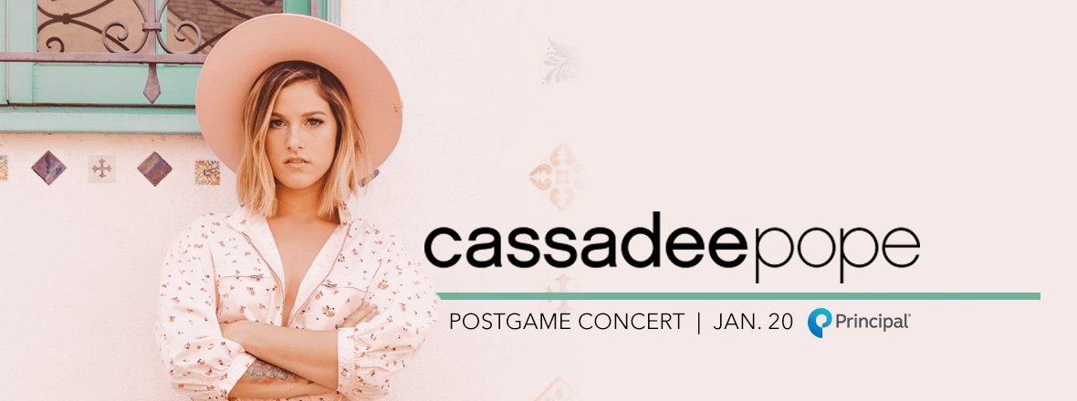 WILD ANNOUNCES POSTGAME CASSADEE POPE CONCERT