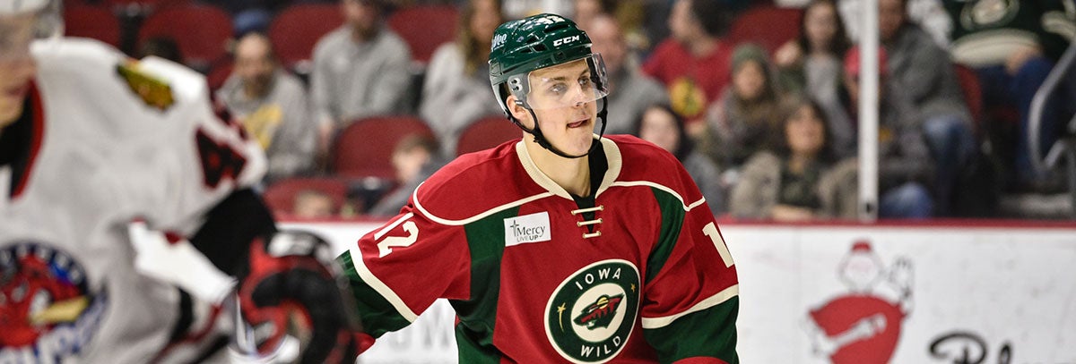 MINNESOTA WILD RECALLS FORWARD JOEL ERIKSSON EK