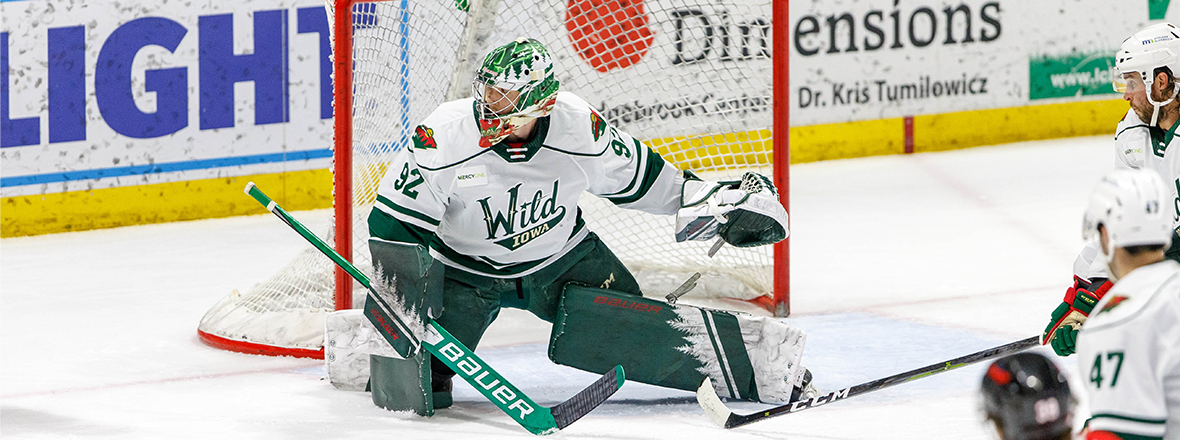 JONES STYMIES ICEHOGS IN 2-0 VICTORY