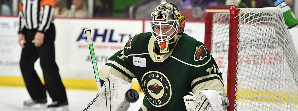 MINNESOTA WILD RE-SIGNS GOALTENDER ZANE MCINTYRE