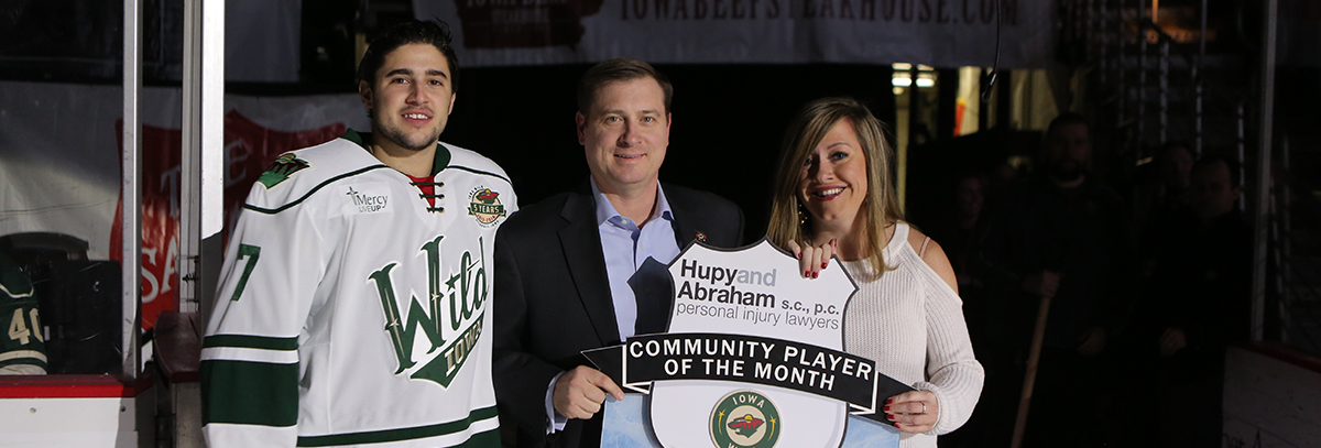 SAM ANAS NAMED IOWA WILD’S 2017-18 IOA/AMERICAN SPECIALTY AHL MAN OF THE YEAR