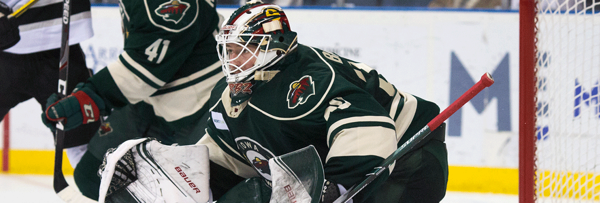 IOWA WILD RECALLS GOALTENDER DERECK BARIBEAU FROM ALLEN