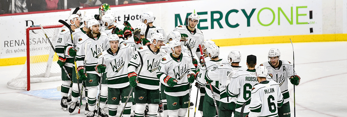 WILD SINK ADMIRALS SUNDAY AFTERNOON IN 5-2 WIN