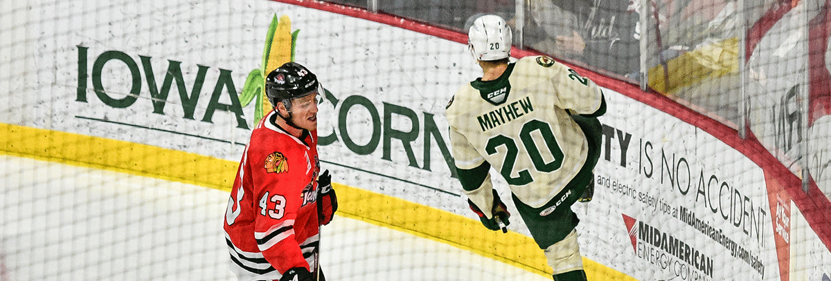 WILD ROASTS ICEHOGS IN 5-1 VICTORY