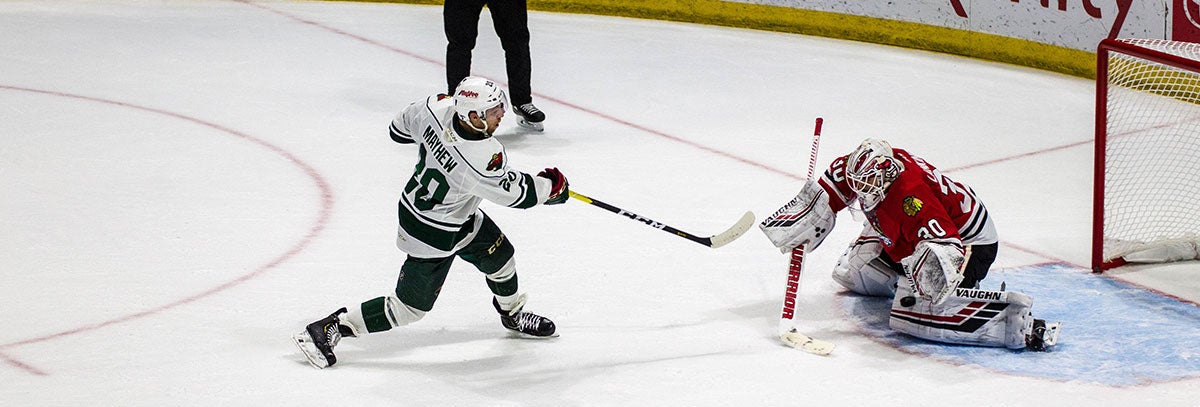 IOWA STUMBLES IN 5-4 LOSS IN THE SHOOTOUT TO ROCKFORD