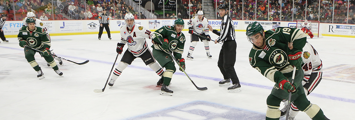 IOWA WILD FALLS TO ROCKFORD ICEHOGS 6-3