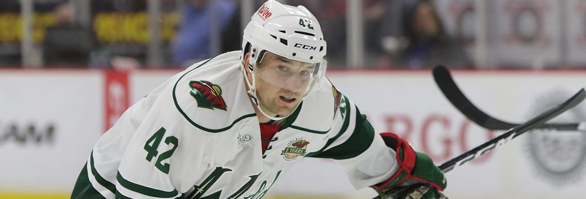 MINNESOTA WILD RECALLS FORWARD KYLE RAU FROM IOWA