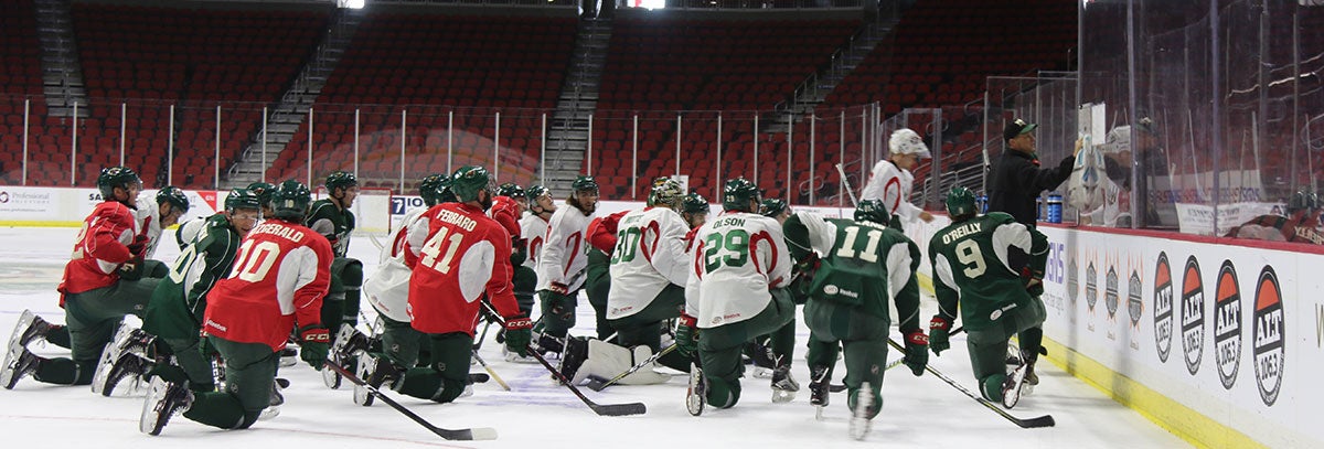 IOWA WILD OPENS TRAINING CAMP WITH HIGH ENERGY AND HIGH ASPIRATIONS