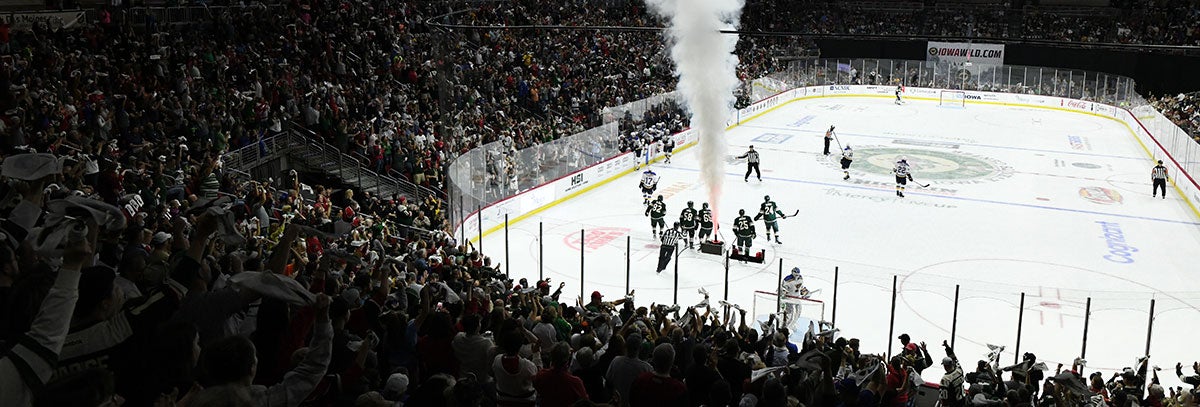 IOWA WILD EXPERIENCE MAJOR SUCCESS WITH NHL PRESEASON GAME