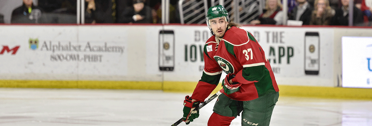 MINNESOTA WILD RE-SIGNS DEFENSEMAN HUNTER WARNER TO ONE-YEAR, TWO-WAY CONTRACT