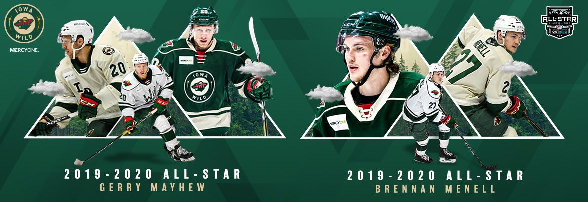 GERRY MAYHEW, BRENNAN MENELL NAMED TO 2020 AHL ALL-STAR CLASSIC