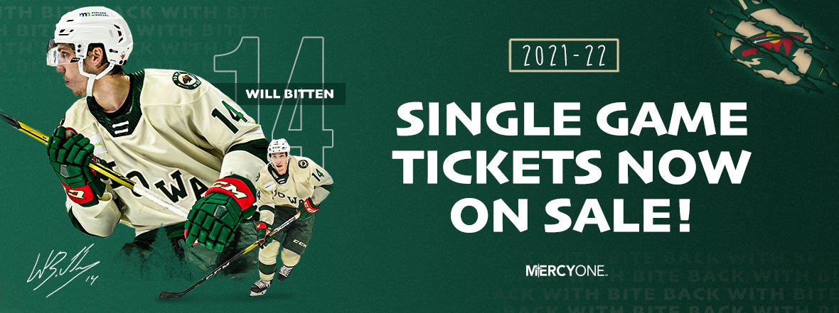 IOWA WILD ANNOUNCES 2021-22 PROMOTIONAL SCHEDULE