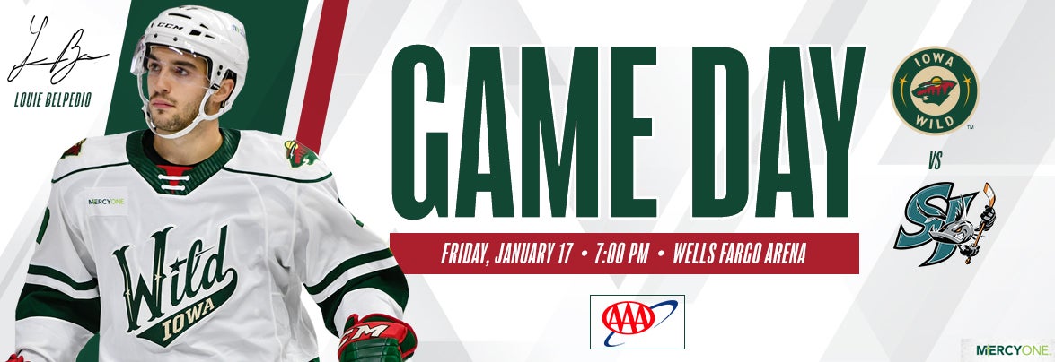 GAME PREVIEW – IOWA WILD VS. SAN JOSE BARRACUDA