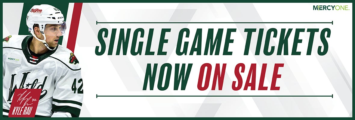 IOWA WILD ANNOUNCES 2019-20 SINGLE-GAME TICKETS ON SALE NOW