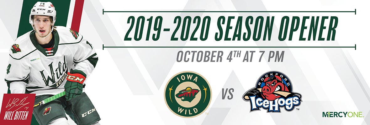 IOWA WILD ANNOUNCES 2019-20 HOME OPENER