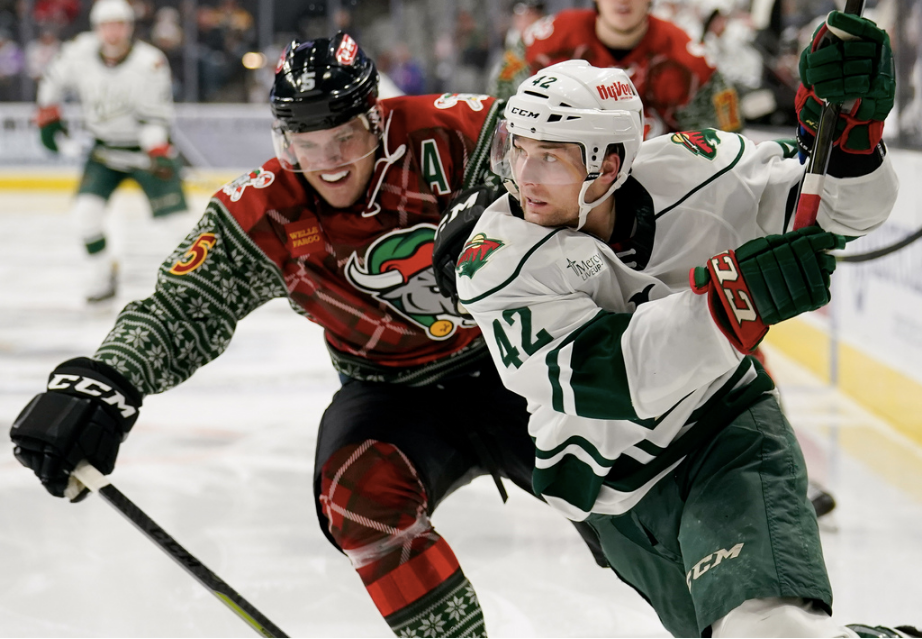 IOWA STUMBLES AGAINST SAN ANTONIO WITH 5-2 LOSS