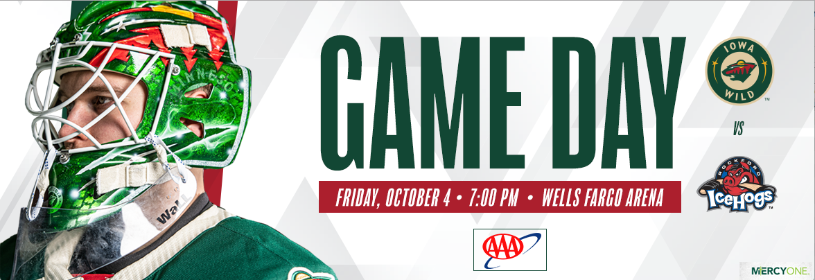 GAME PREVIEW – IOWA WILD VS. ROCKFORD ICEHOGS