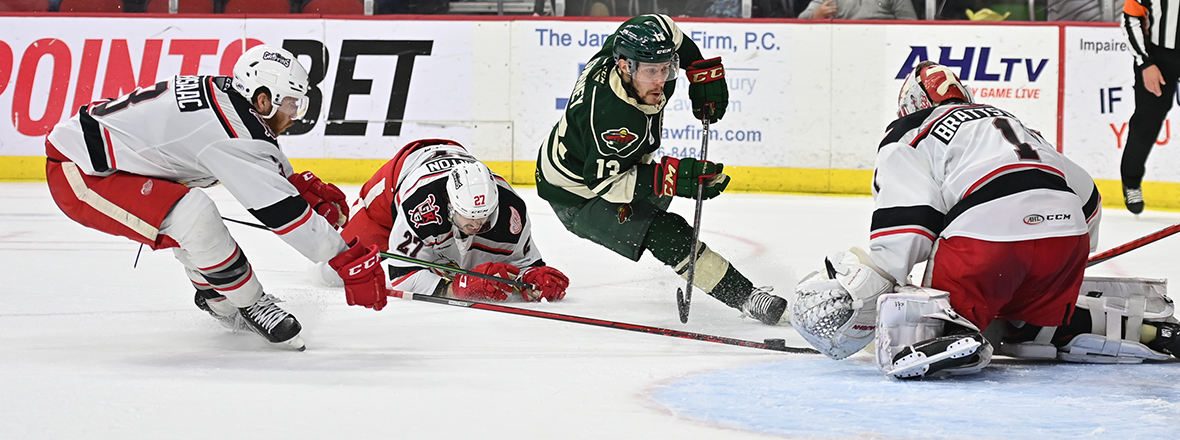 SWANEY TALLIES FOUR POINTS IN 5-2 WIN OVER GRIFFINS