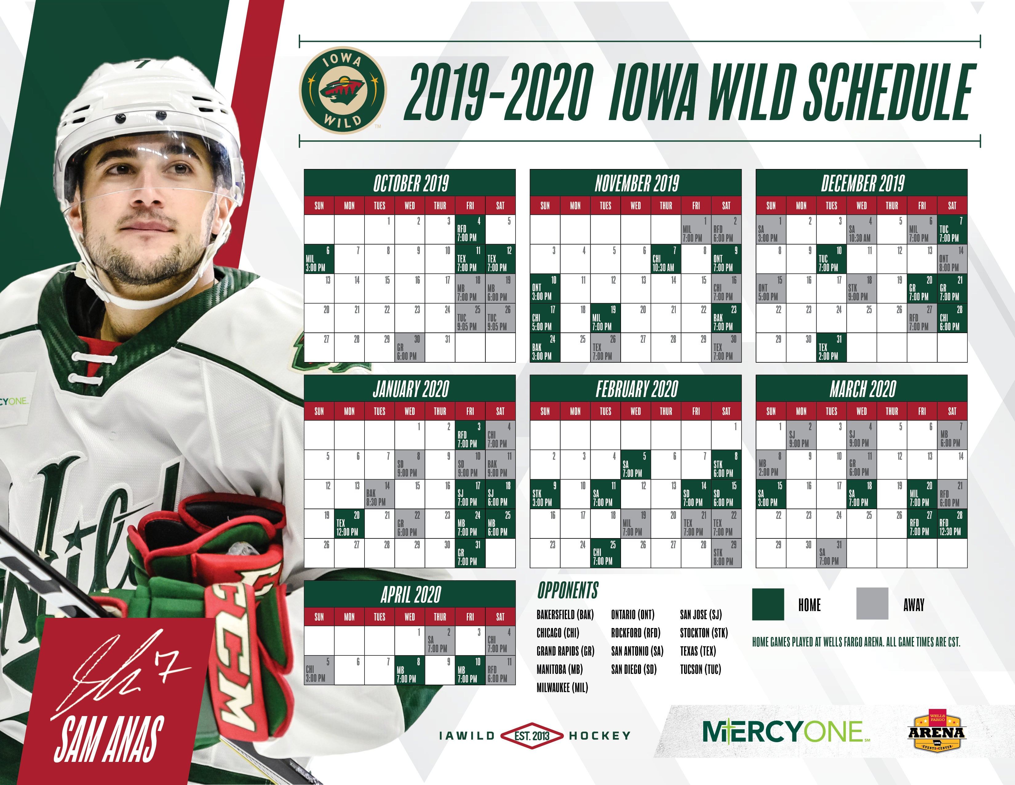 minnesota wild third jersey schedule