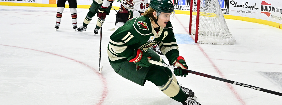 MINNESOTA WILD RECALLS ADAM BECKMAN FROM IOWA