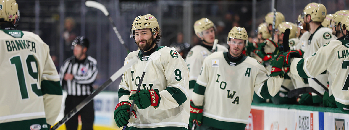 IOWA WILD RECALLS FORWARD ELLIOT DESNOYERS