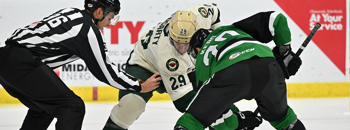 MINNESOTA WILD REASSIGNS FOGARTY TO IOWA