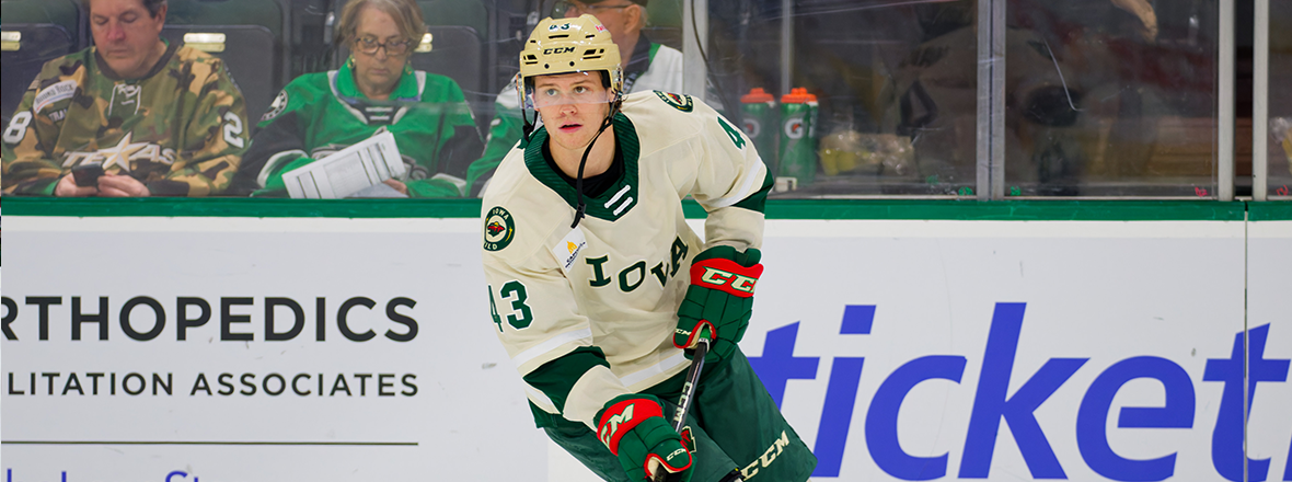 MINNESOTA WILD RECALLS HUNTER HAIGHT FROM IOWA