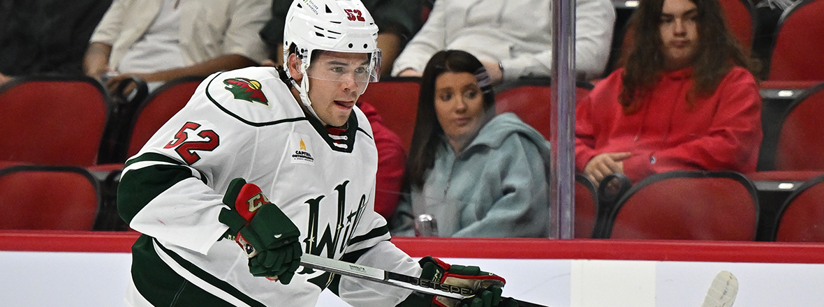 MINNESOTA WILD RECALLS DEFENSEMAN DAEMON HUNT FROM IOWA 