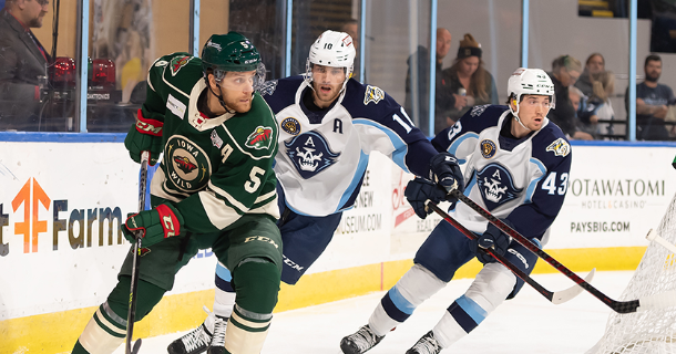 MICHAEL MILNE SCORES FIRST PRO GOAL, IOWA SINKS MILWAUKEE 4-3 | Iowa Wild