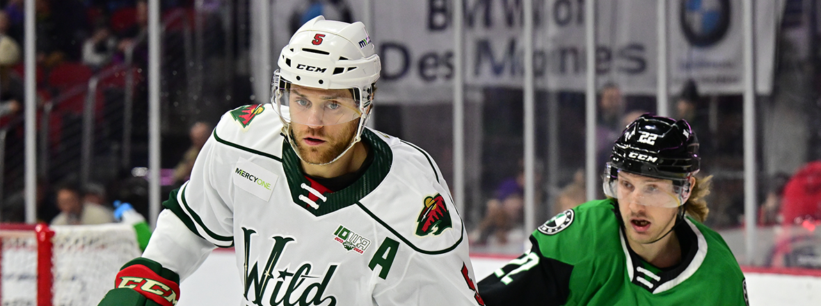 IOWA WILD ANNOUNCES DAKOTA MERMIS AS CAPTAIN