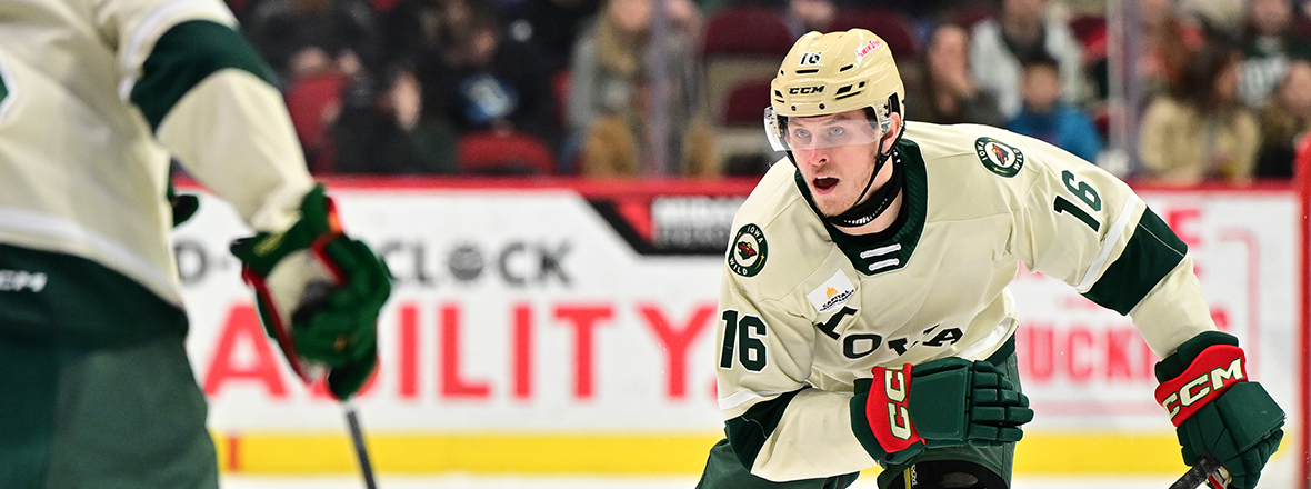 IOWA WILD RECALLS FORWARD JAXON NELSON FROM HEARTLANDERS