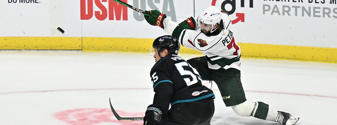 MINNESOTA WILD RECALLS FORWARD NIC PETAN FROM IOWA