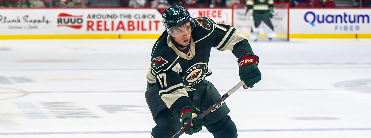 MINNESOTA WILD RECALLS FORWARD TYLER PITLICK FROM IOWA