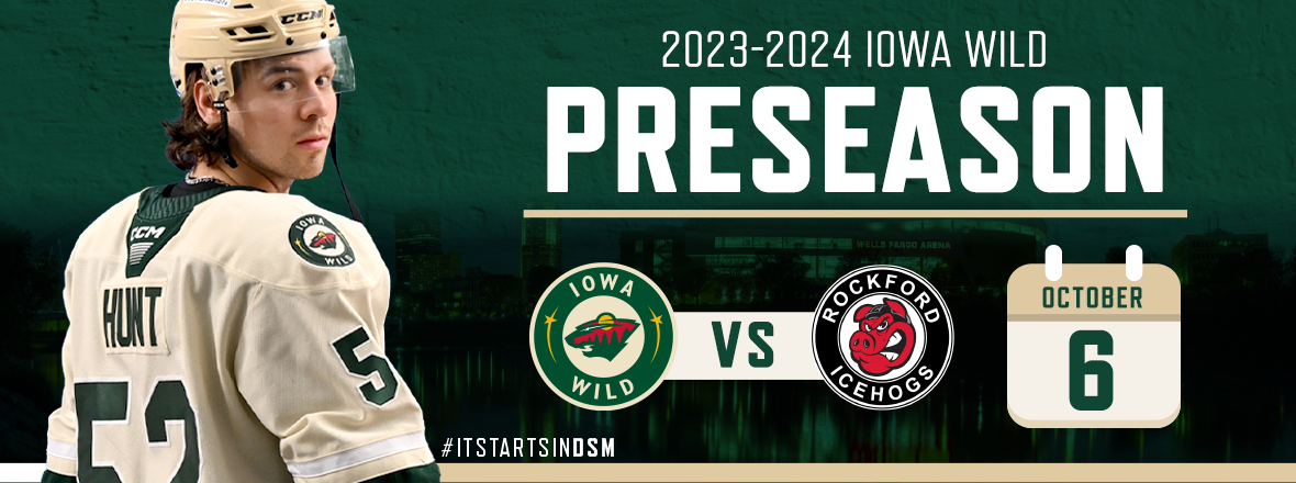 IOWA WILD ANNOUNCES 2023 PRESEASON GAME