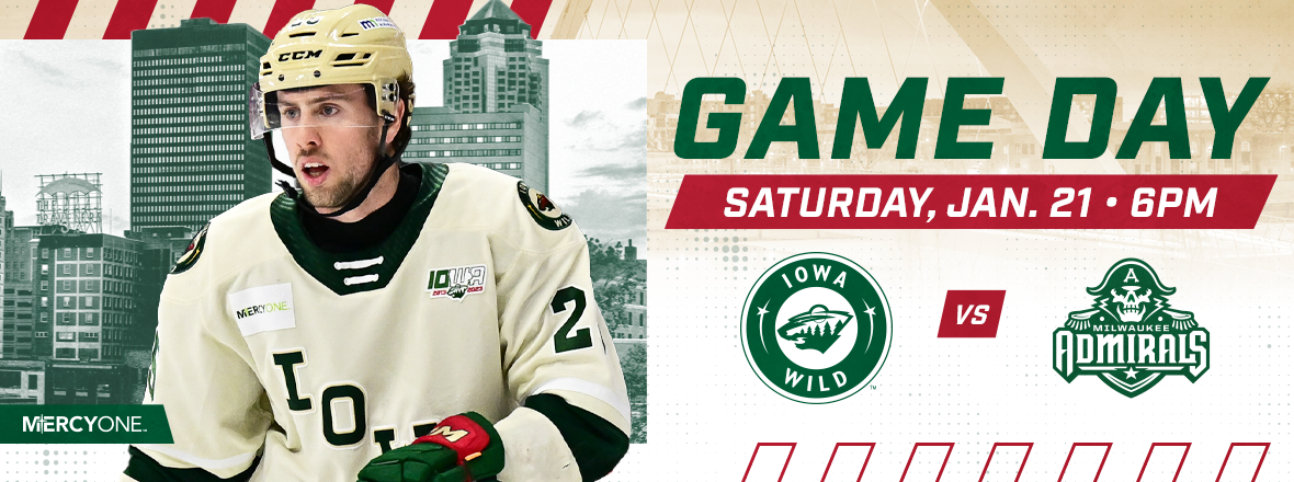 GAME PREVIEW: IOWA WILD VS. MILWAUKEE ADMIRALS